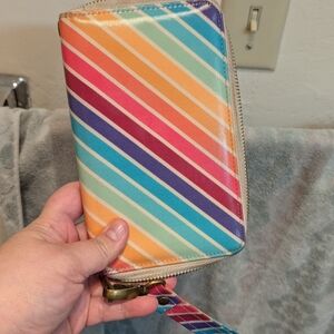 Colorful Striped Women's Wallet